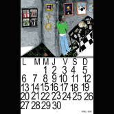 CALENDRIER + VINYLE ARGENT